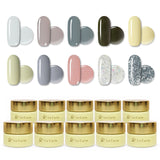 【La Curie】 カラージェル 3g 全50色 ジェルネイル ソークオフタイプ LED UV対応 高発色 重ね塗りOK ムラになりにくい セルフネイル 初心者 サロン品質 くすみカラー パステルカラー ラメ シアー 速乾 密着 艶 【30日保証 La Curie公式】【1年保証】 La Curie026